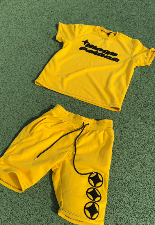 YELLOW SHORT SET